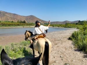 Horseback, horse riding in chile