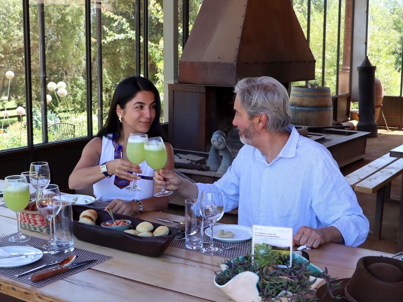 Almuerzo en el restaurante La Viluma